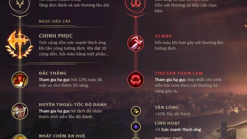Cập nhật bảng ngọc tướng Yasuo mùa 13 cho game thủ