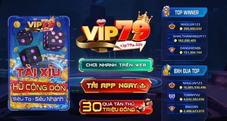 Các bước trải nghiệm game bài Vip79 đơn giản 