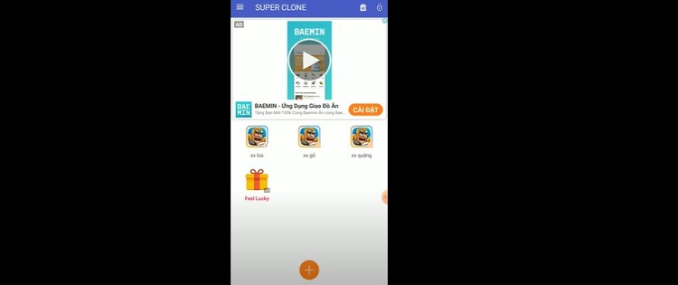 Cách chơi nhiều acc Lord Mobile là chọn vào dấu cộng để nhân bản