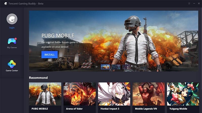 Cách chơi PUBG trên máy tính là mở Tencent Gaming Buddy 