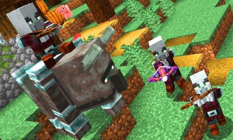 Cách triệu hồi cuộc đột kích Minecraft nhanh chóng