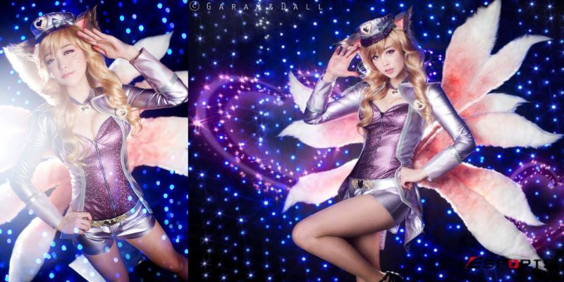 Cosplay lol Ahri ngồi sao âm nhạc