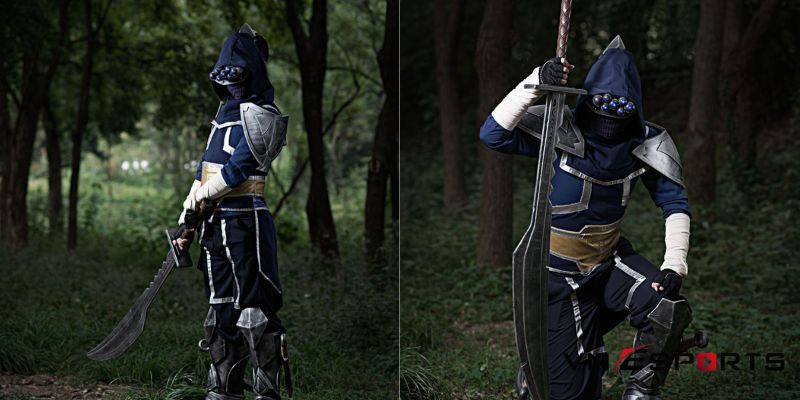 cosplay sát thủ master yi trong rừng sâu