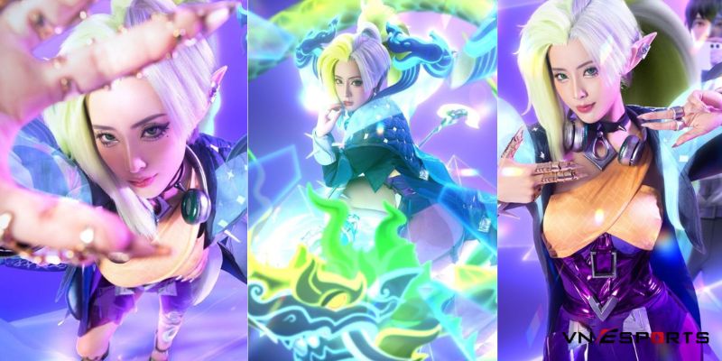 Cosplay Mina linh xà yêu vũ siêu lộng lẫy