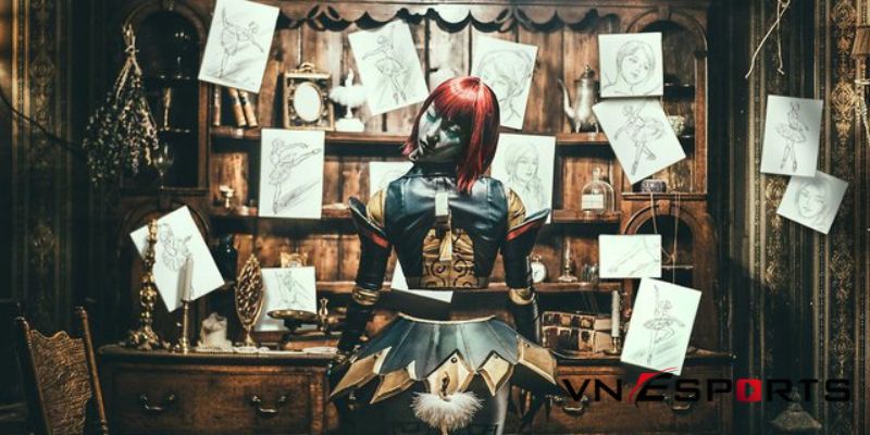 cosplay Orianna với hình thù ghê rợn