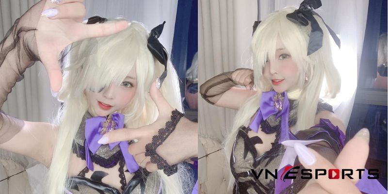 fischl cosplay bởi nữ coser Sayo Momo (1)