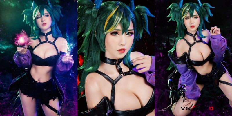 cosplay liên quân với vòng 1 đốt mắt