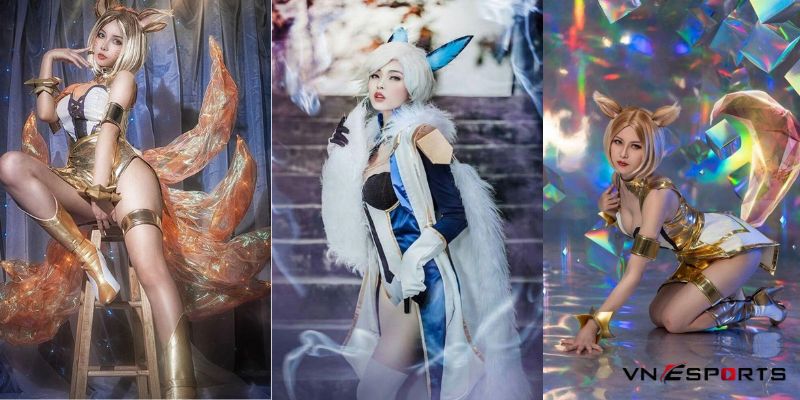 hình tượng hồ ly 9 đuôi cosplay liên quân mobile