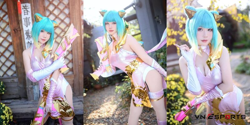 ảnh gái cosplay liên quân với trang phục bó sát
