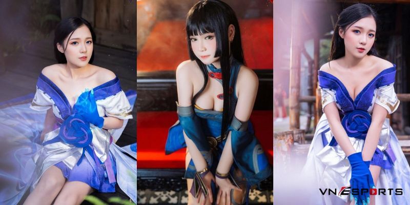 Vẻ đẹp trong sáng trong trang phục cosplay liên quân
