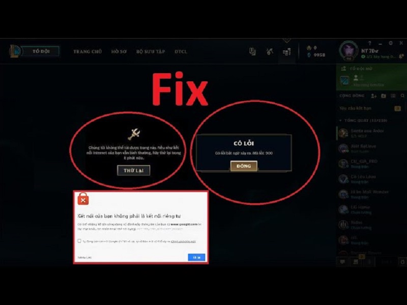 Hướng dẫn sửa lỗi Liên Minh Huyền Thoại không vào được Client