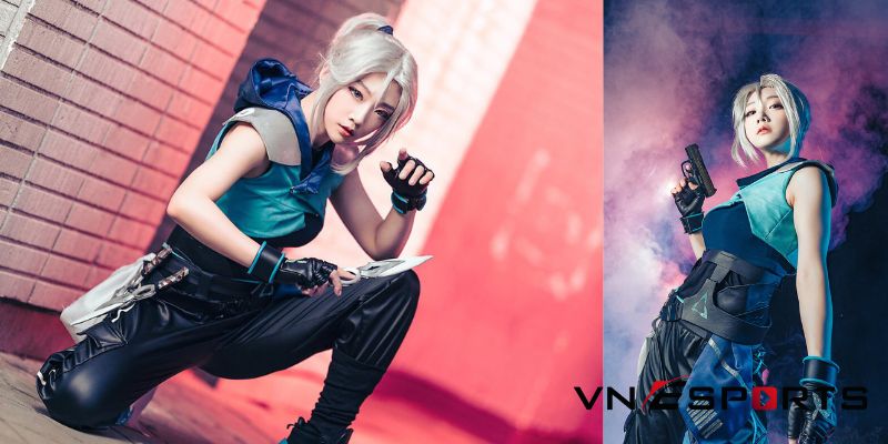 Jett cosplay bới nữ game thủ Charess (1)