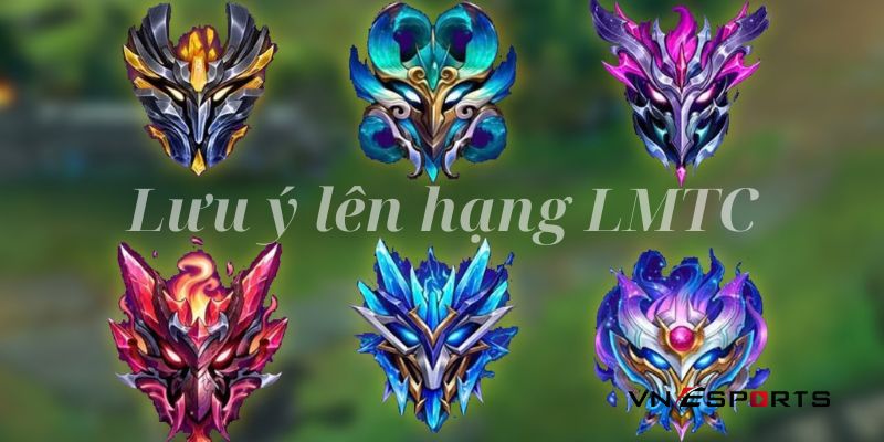 Lưu ý về cách lên hạng và điểm mới của game Tốc Chiến