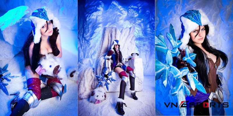 cosplay sivir trong vẻ đẹp của nữ hoàng băng giá