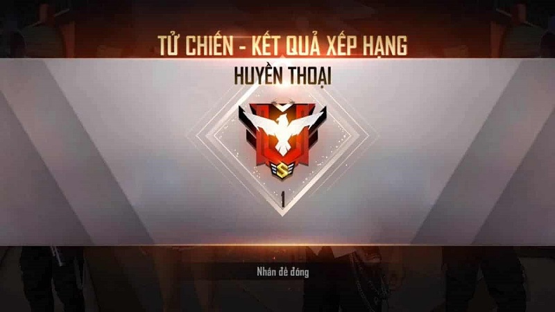 Rank Huyền Thoại là rank cao cấp trong game