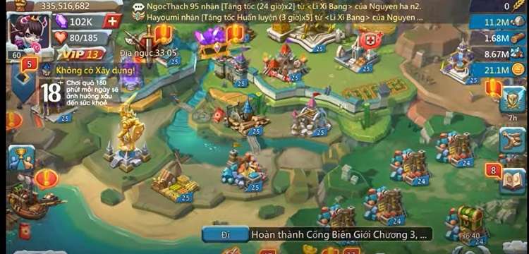 Sơ lược về cách chơi nhiều tài khoản Lords Mobile