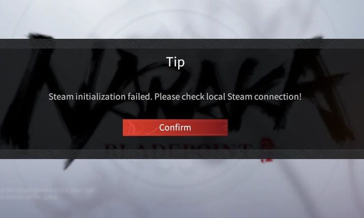 Steam initialization failed là một trong những lỗi Naraka phổ biến nhất