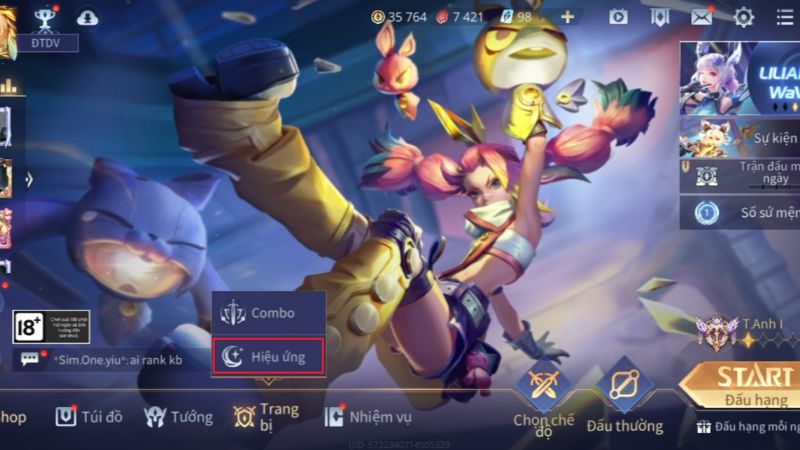 Hướng dẫn thiết lập Emote trong game Liên Quân chi tiết 