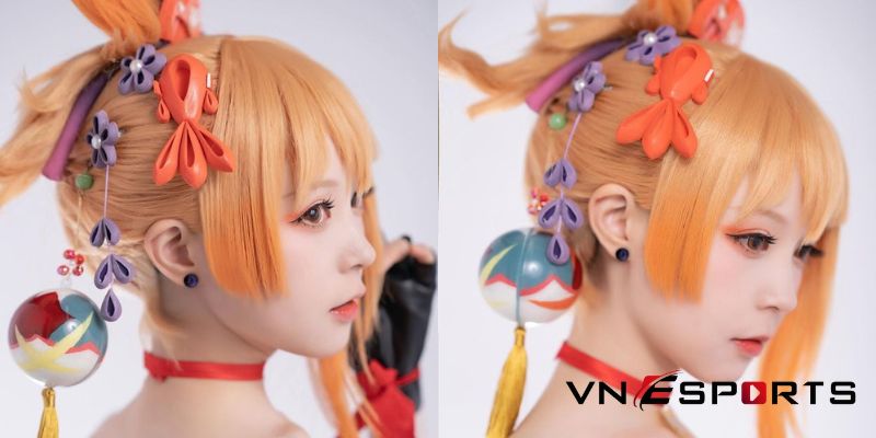 Yoimiya cosplay bởi nữ coser người Trung (1)