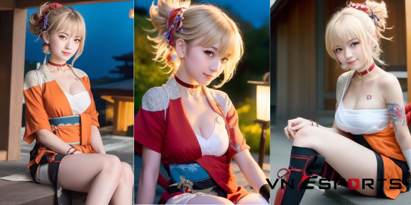 Yoimiya cosplay phiên bản AI (5)