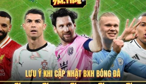 Bảng xếp hạng bóng đá tại 7m: Cập nhật biến động sân cỏ thế giới 2026