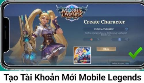 Hướng dẫn cách tạo tài khoản Mobile Legends Bang Bang 2025