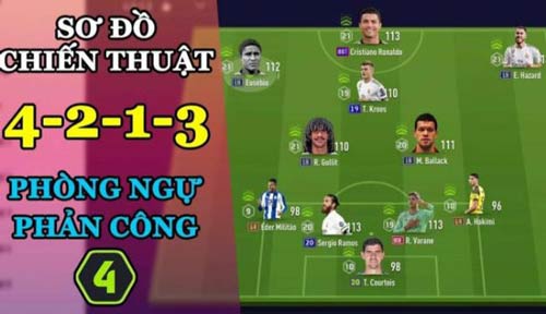 Cập nhật toàn bộ thông tin về chiến thuật 4-2-1-3 FO4 mới nhất