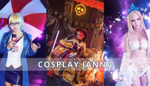 Cosplay Janna không cần phải gió lốc cũng làm rung động bao con tim