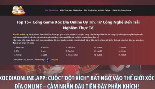 Xocdiaonline.app: Cuộc 