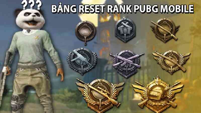 Lịch Reset rank PUBG Mobile
