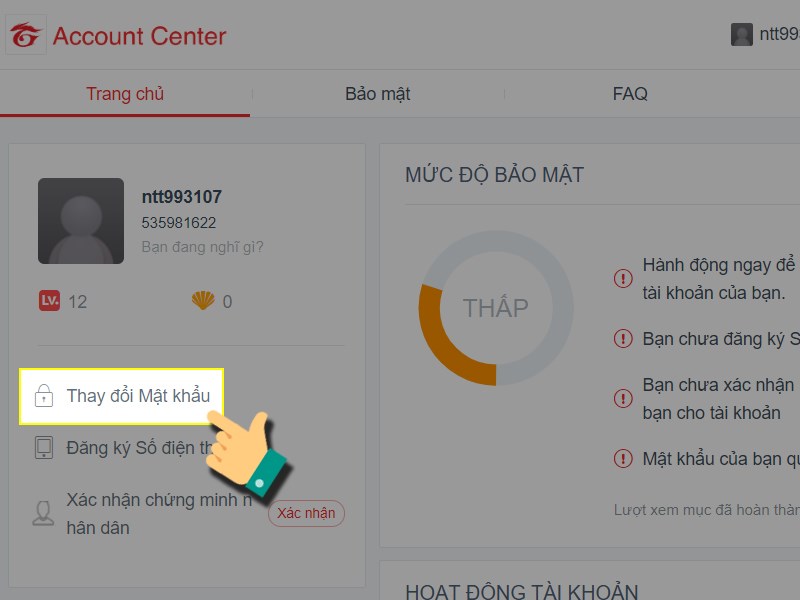 chon-vao-o-thay-doi-mat-khau-de-tao-lenh-doi Cách đổi mật khẩu cấp 2 fo4