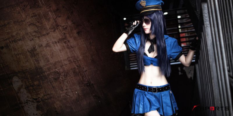 cosplay-caitlyn-si-quan-2 Cosplay Caitlyn với vòng eo con kiến