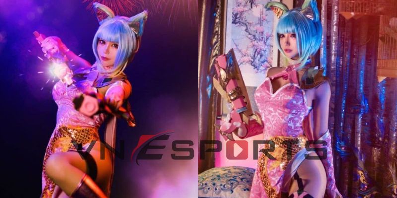 cosplay-lien-quan-phao-hoa-neon-1 Cosplay Violet pháo hoa Neon lung linh