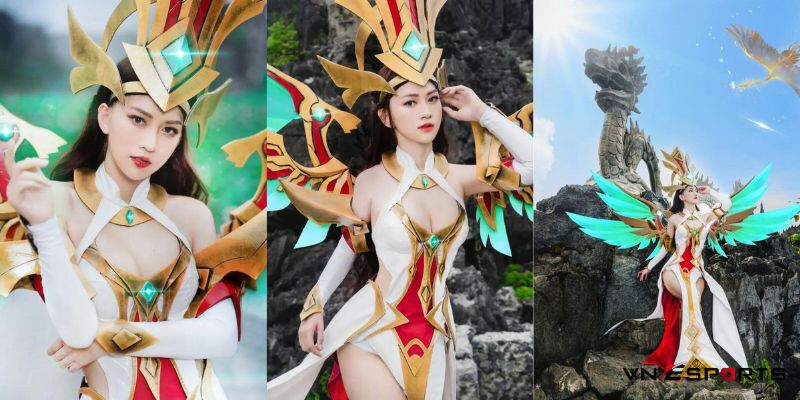 gai-xinh-le-bong-cosplay-lien-quan Lê Bống cosplay liên quân với vẻ ngoài lạnh lùng