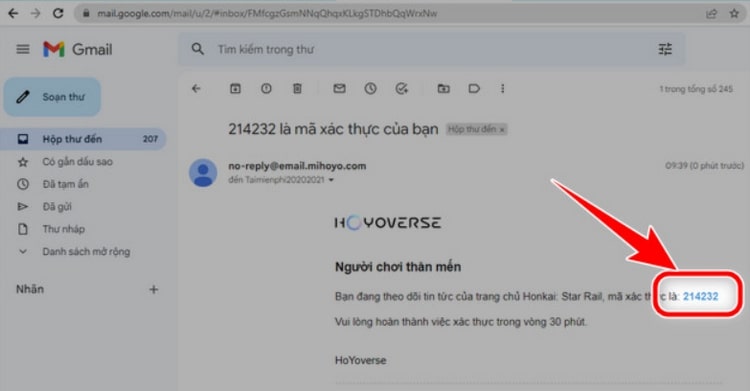 lay-ma-xac-thuc-trong-email Lấy mã xác thực được cấp trong email