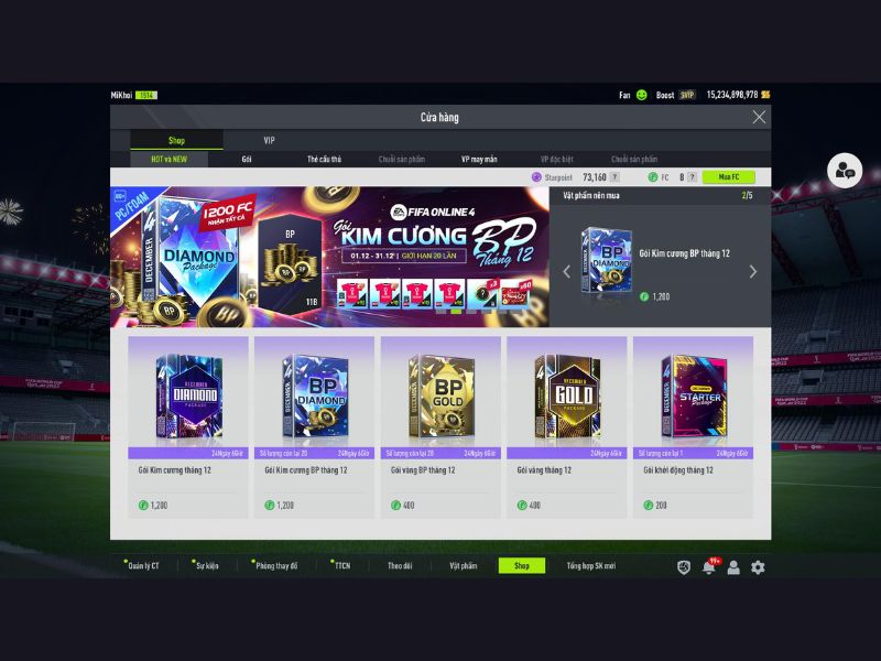 Mở cầu thủ Fifa Online 4 là gì?