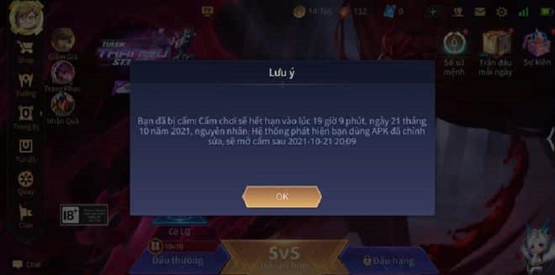 mod-skin-co-nguy-co-bi-khoa-nick-kha-cao Mod Skin có nguy cơ bị khóa nick khá cao