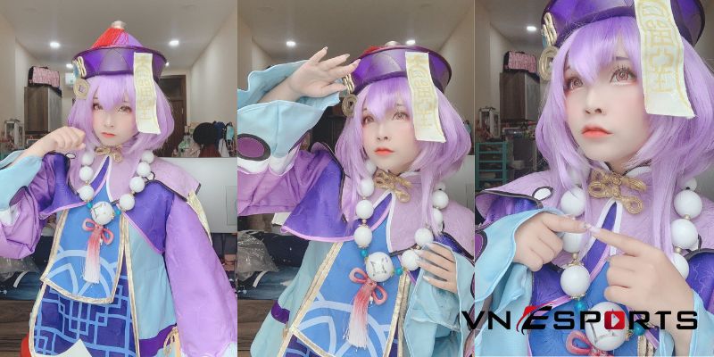 qiqi-cosplay-sieu-de-thuong-1 qiqi cosplay với hình ảnh cương thi (2)