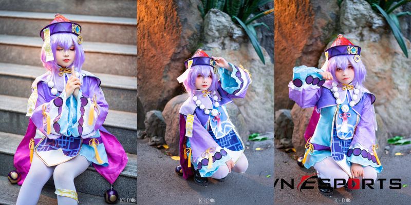 qiqi-cosplay-sieu-de-thuong-4 qiqi cosplay với hình ảnh cương thi (5)