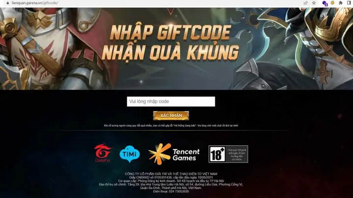Garena Liên Quân Giftcode: Cẩm Nang Hoàn Hảo Để Nhận Quà, Tăng Độ Và Thăng Hạng Nhanh Chóng